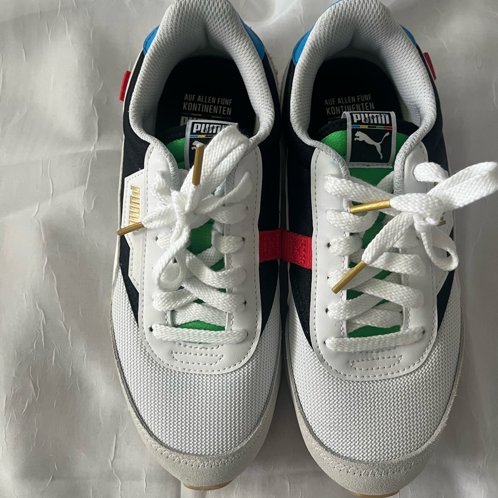 Puma Kids Sneakers - White, Black, Green, Blue, Red